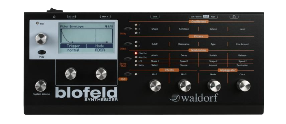 waldorf blofeld multitimbral synthesizer